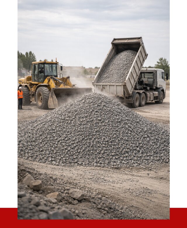 Купить щебень с доставкой в Щербинке от 2546 руб. | ПРОНЕРУДЩрб