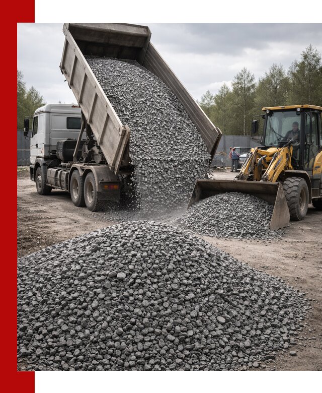 Доставка и продажа щебня гранитного в Щербинке