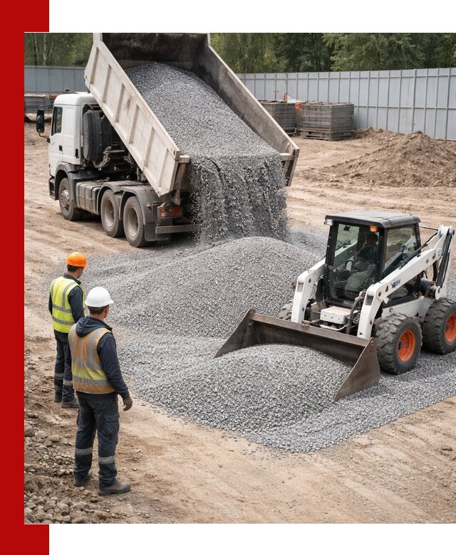 Доставка и продажа гранитного щебня фракции 0-5 в Щербинке