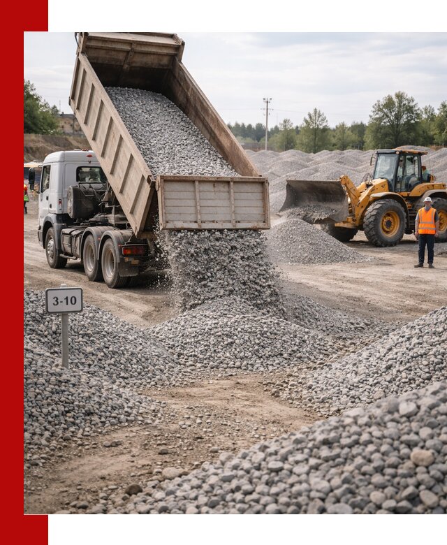 Гранитный щебень фракции 3–10: доставка и продажа в Щербинке