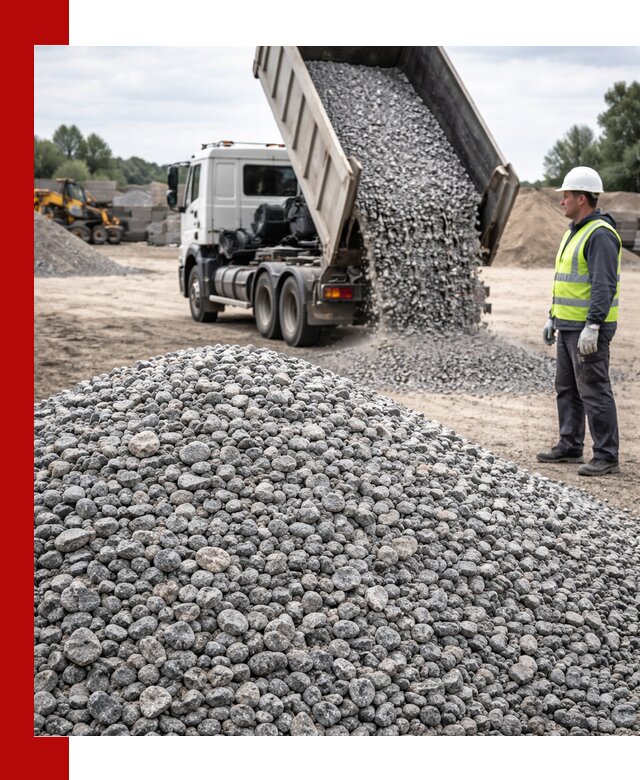 Доставка и продажа гранитного щебня фракции 5-20 в Щербинке