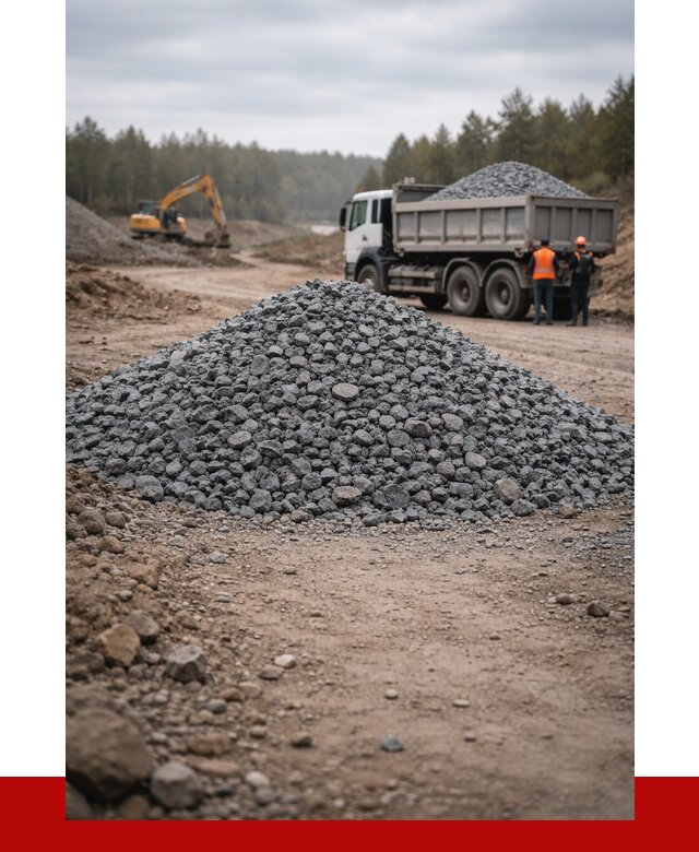 Щебень габбро диабаз фракция 40-70 в Щербинке от 2240 р-ПРОНЕРУДЩрб