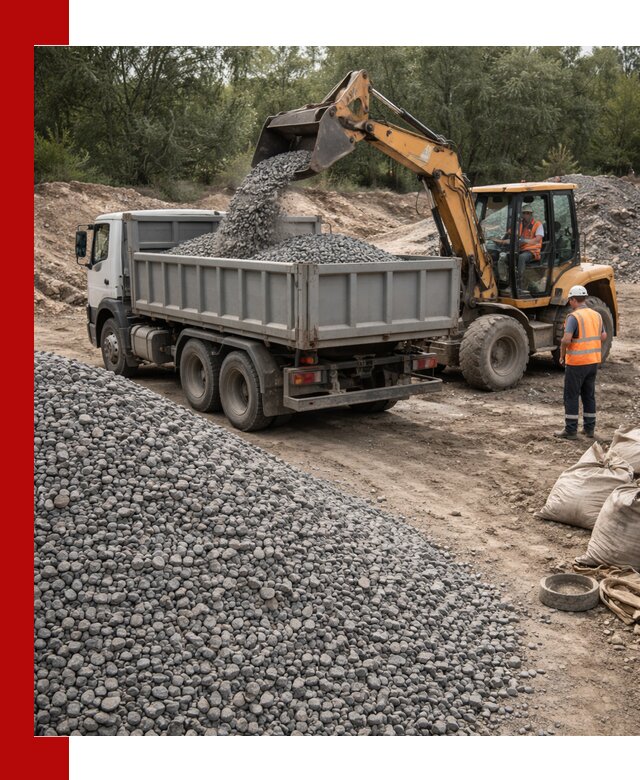 Доставка гравийного щебня в Щербинке оптом и в розницу