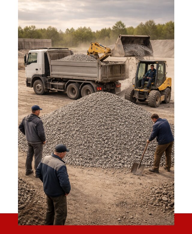 Гравийный щебень фракция 5-20 в Щербинке от 2444 р. ПРОНЕРУДЩрб