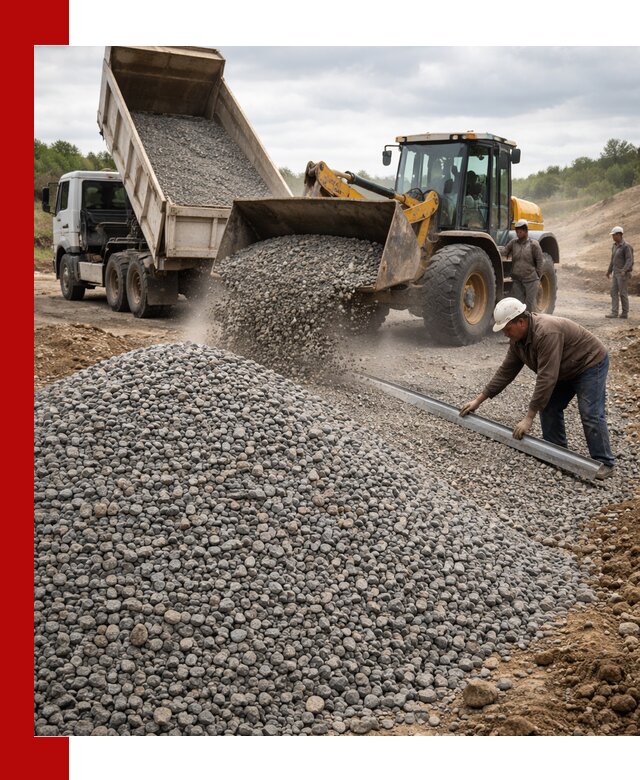 Гравийный щебень фракция 5-20 с доставкой в Щербинке