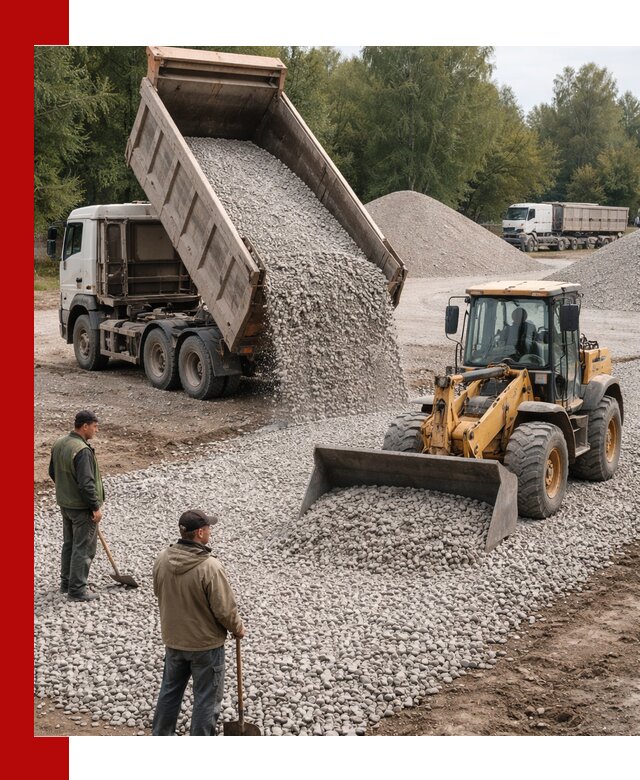 Купить гравийный щебень фракция 20-40 в Щербинке с доставкой