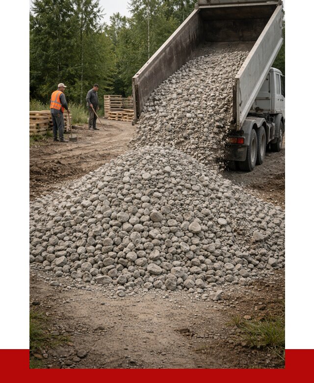 гравийный щебень фракция 70-120 в Щербинке от 2495 р. ПРОНЕРУДЩрб