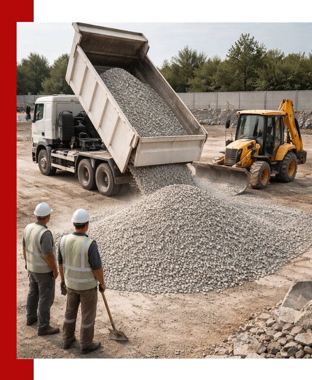 Купить известняковый щебень фракции 5–10 мм с доставкой в Щербинке