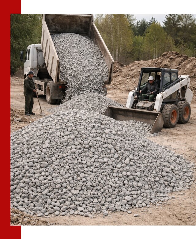 Доставка доломитового щебня в Щербинке напрямую от карьера