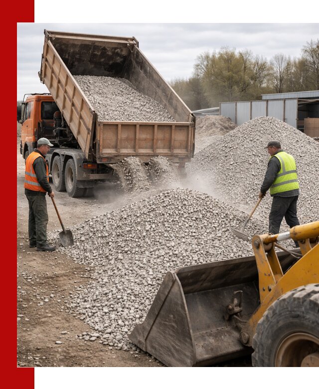 Доломитовый щебень фракции 5-20 с доставкой в Щербинке