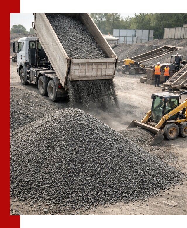 Вторичный щебень фракция 0–5 с доставкой в Щербинке