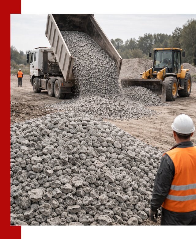 Доставка бетонного щебня фракции 20-40 в Щербинке