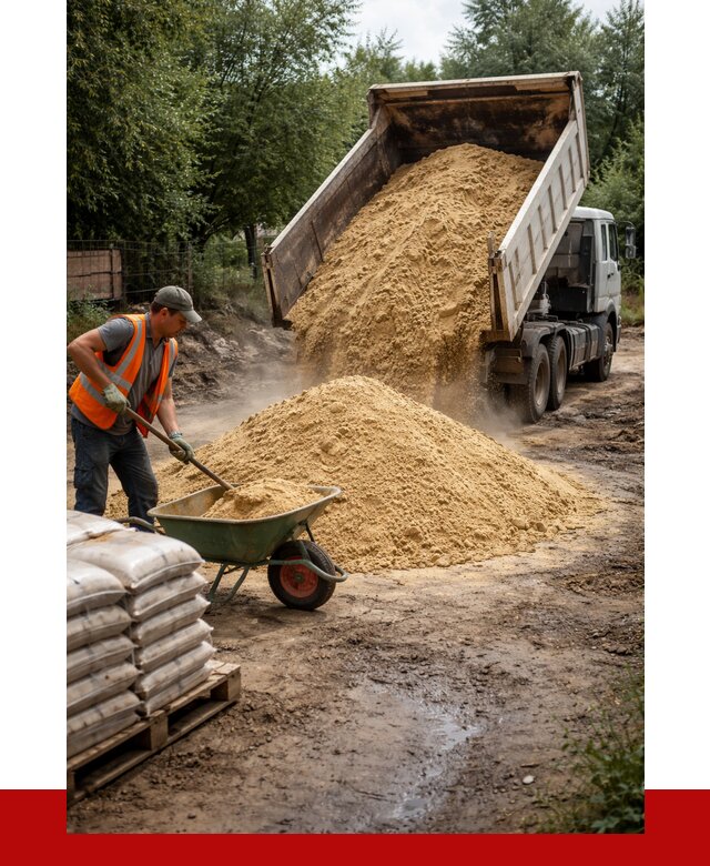 Купить песок с доставкой в Щербинке от 1833 р. | ПРОНЕРУДЩрб