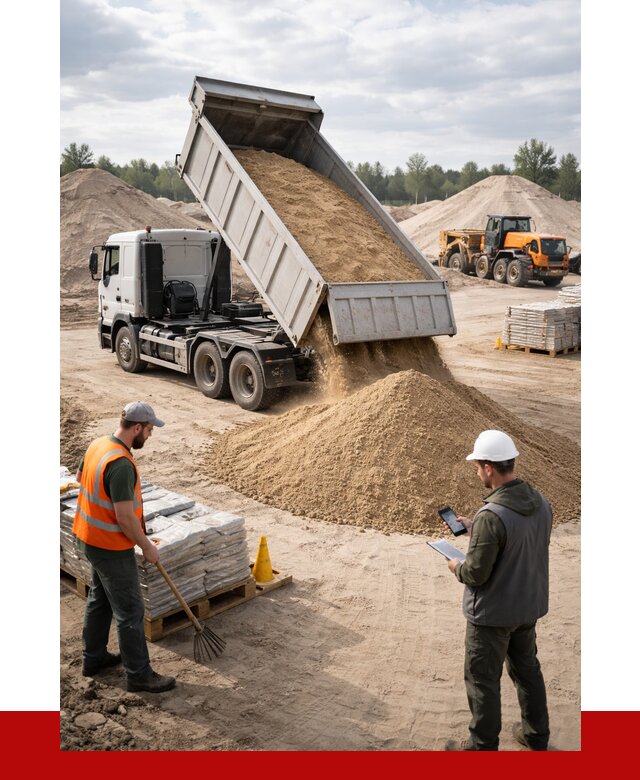 Карьерный песок с доставкой в Щербинке от 3666 р. ПРОНЕРУДЩрб
