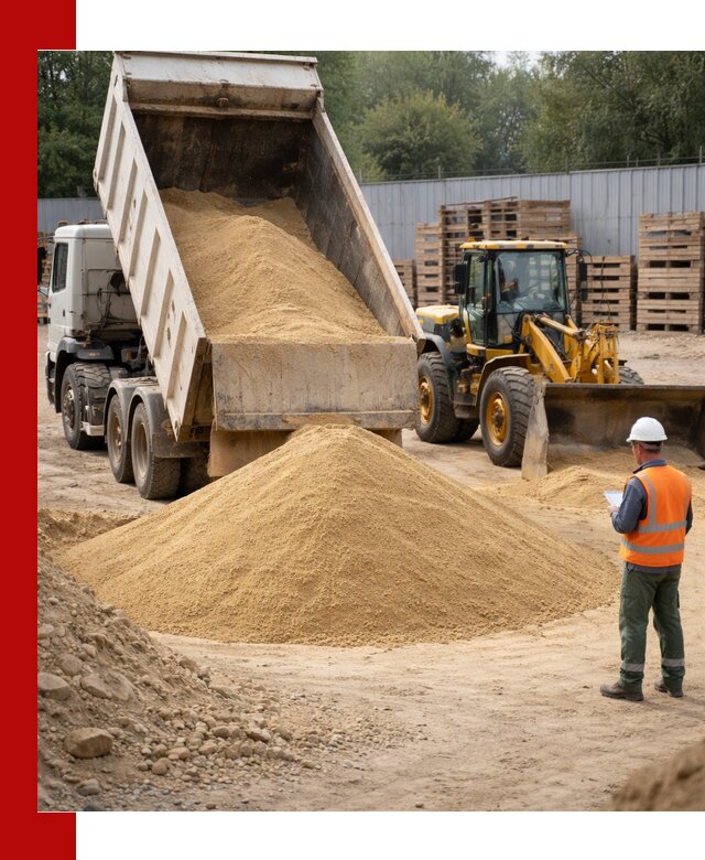 Доставка карьерного мелкозернистого песка в Щербинке
