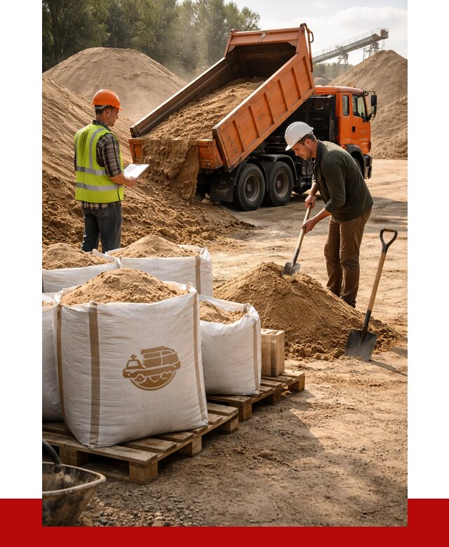 Строительный песок в Щербинке от 2240 р. с доставкой, ПРОНЕРУДЩрб