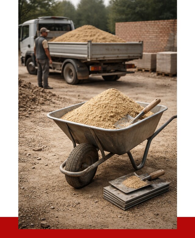 Песок для кладки в Щербинке с доставкой от 2240 р. | ПРОНЕРУДЩрб