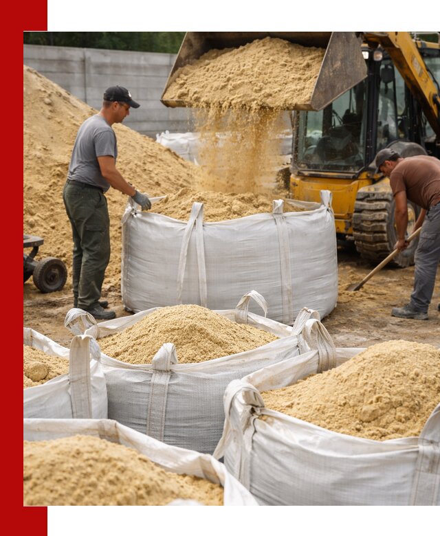 Поставка качественного песка для кладки в Щербинке