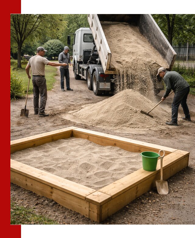 Песок для песочницы с доставкой в Щербинке недорого и чистый