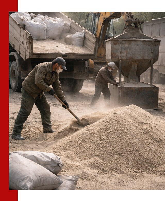 Кварцевый песок для пескоструя в Щербинке — доставка и качество