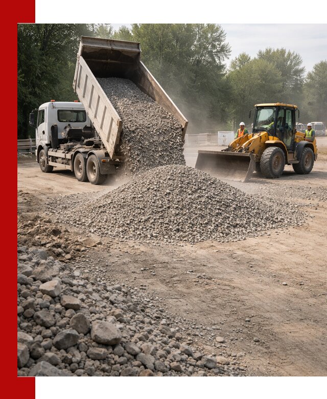 Гравий фракция 5–20 доставка в Щербинке оптом и в розницу