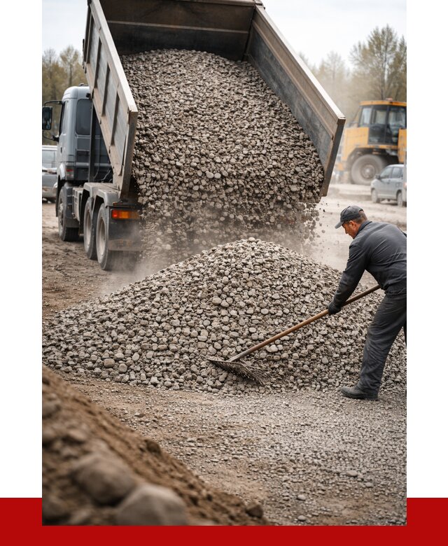 Гравий фракция 20-40 в Щербинке от 2546 р. доставка | ПРОНЕРУДЩрб