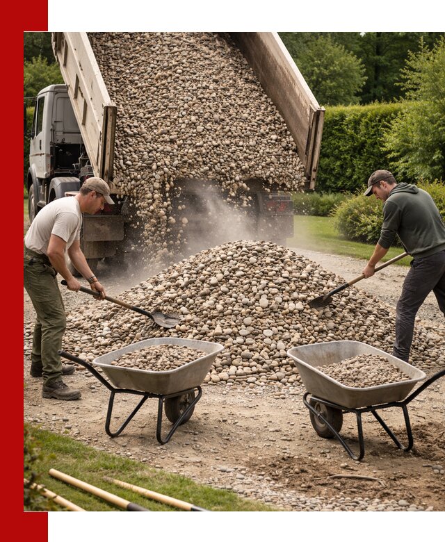 Доставка и продажа декоративной гальки в Щербинке