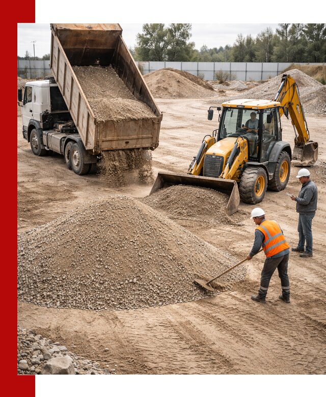 Поставка и доставка ПГС С4 в мешках и самосвалах в Щербинке