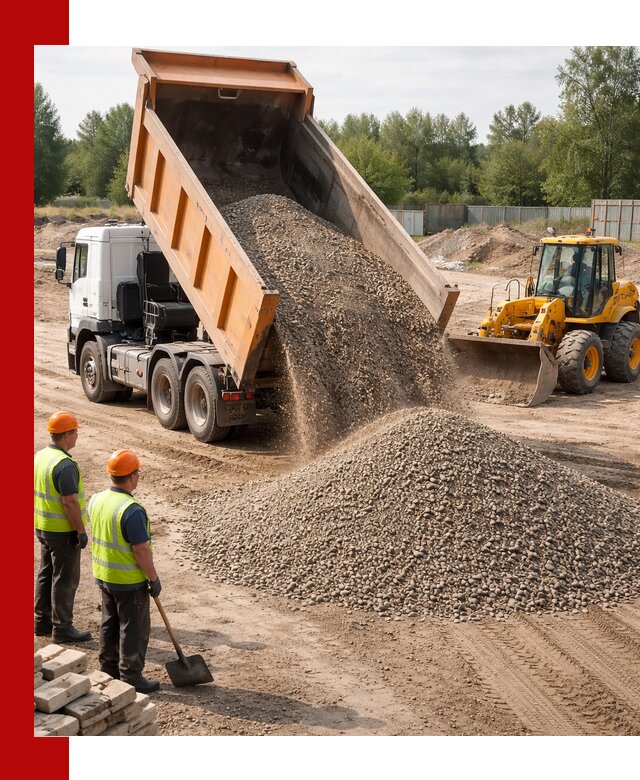 Доставка щебёночно-песчаной смеси ЩПС С7 в Щербинке