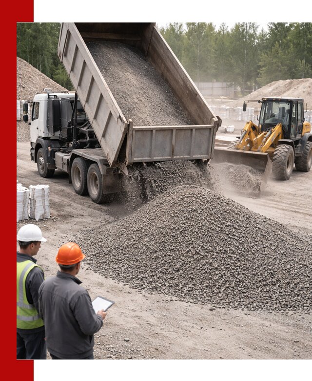 Доставка и продажа гранитного отсева 0-10 в Щербинке