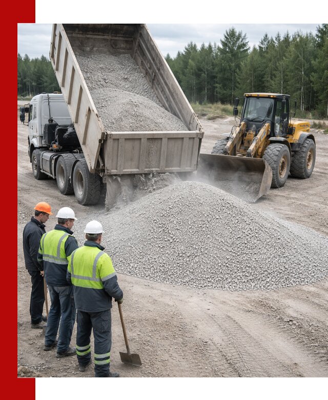 Известняковый отсев 0-5 доставка в Щербинке быстро и выгодно