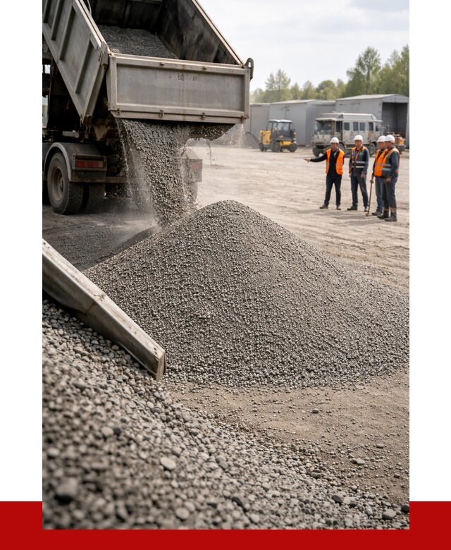 Гравийный отсев 0-5 в Щербинке от 1222 р. с доставкой | ПРОНЕРУДЩрб