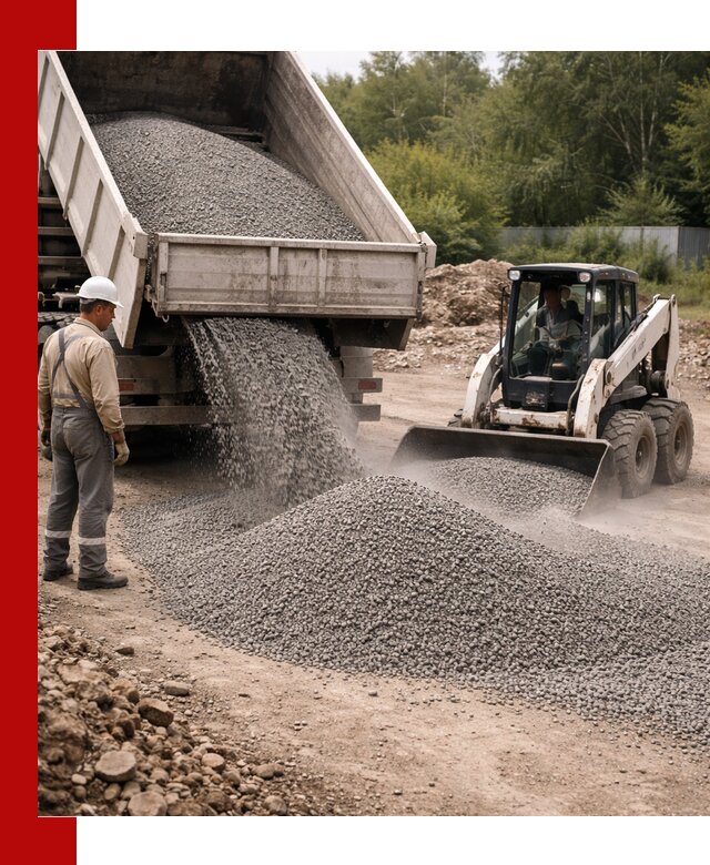 Доставка гравийного отсева 0-5 в Щербинке оптом и в розницу