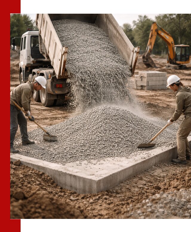 Доставка и продажа отсева для бетона в Щербинке