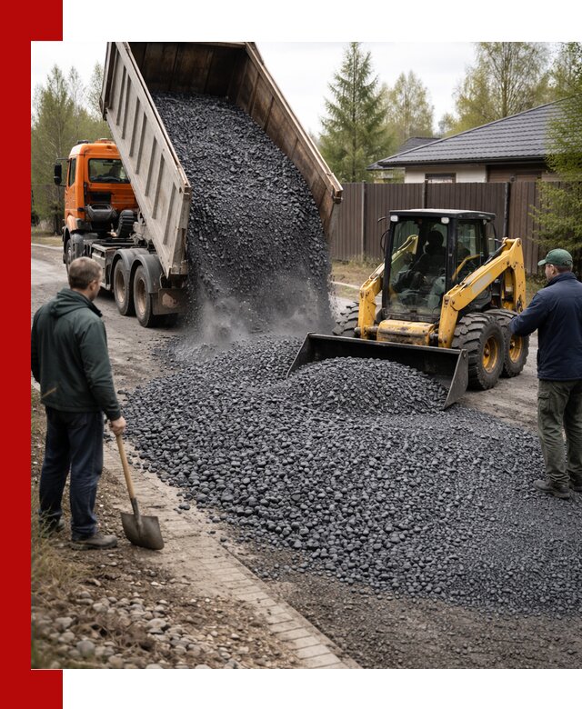 Крошка габбро с доставкой в Щербинке для строительных работ