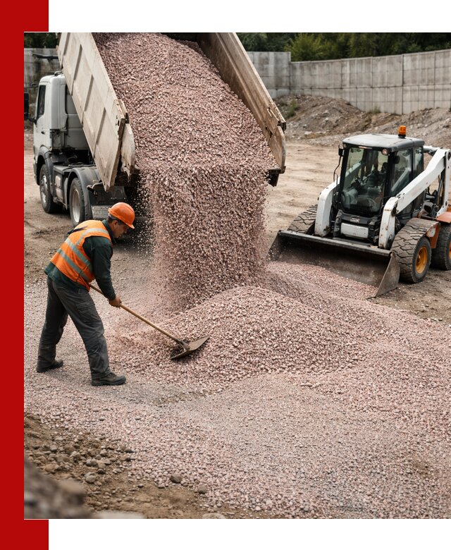 Крошка розовый гранит с доставкой в Щербинке от производителя