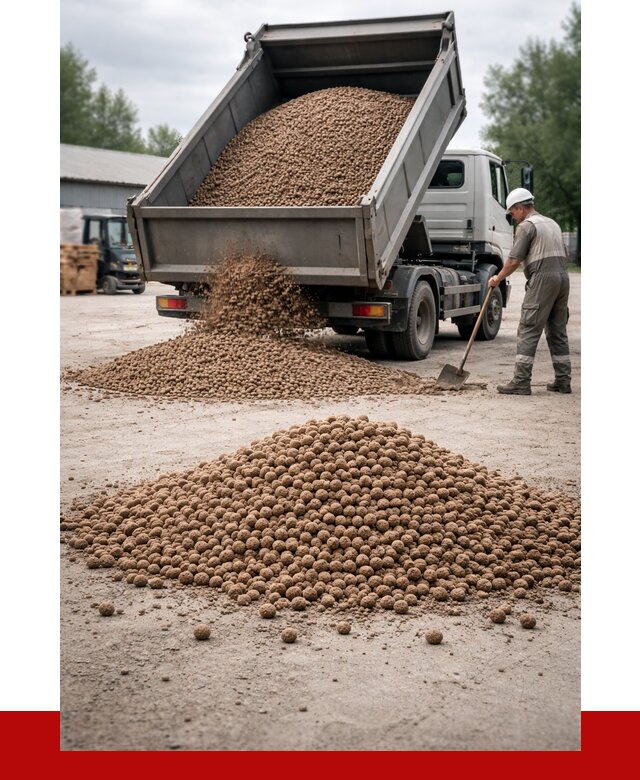 Керамзит с доставкой в Щербинке от 4276 р. за м3 | ПРОНЕРУДЩрб