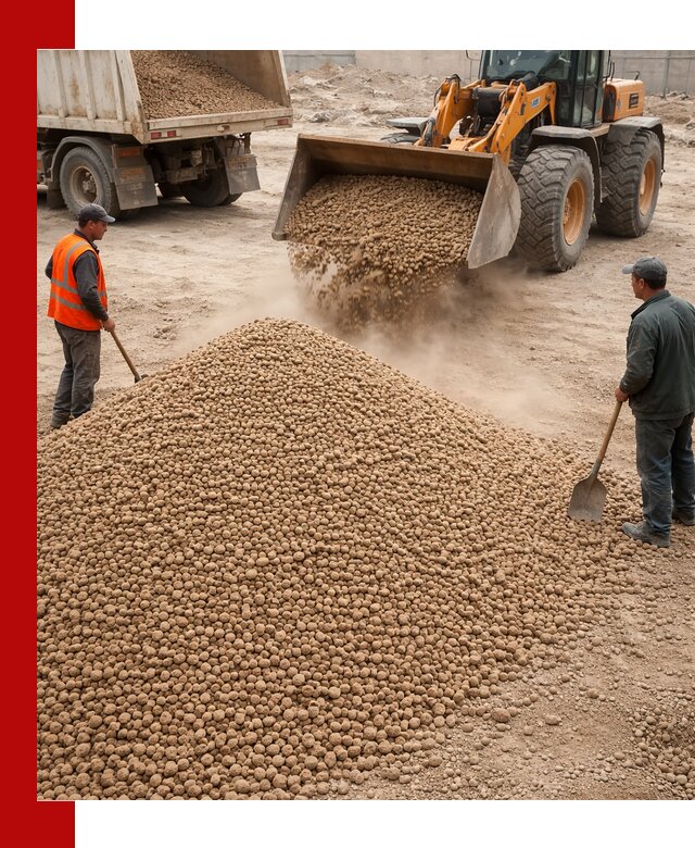 Керамзит фракция 10-20 с доставкой в Щербинке