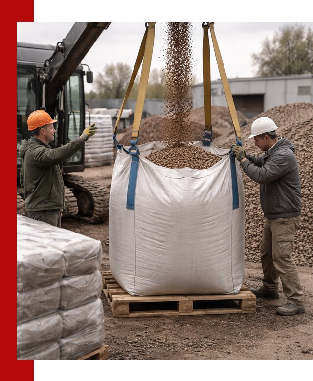 Керамзит в биг-бегах с доставкой в Щербинке