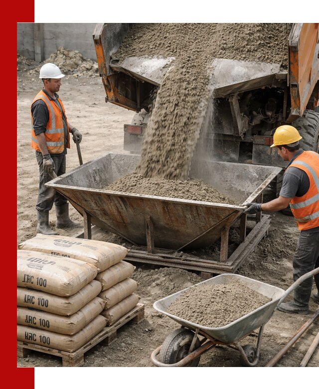 Доставка цементно-песчаной смеси М100 в Щербинке