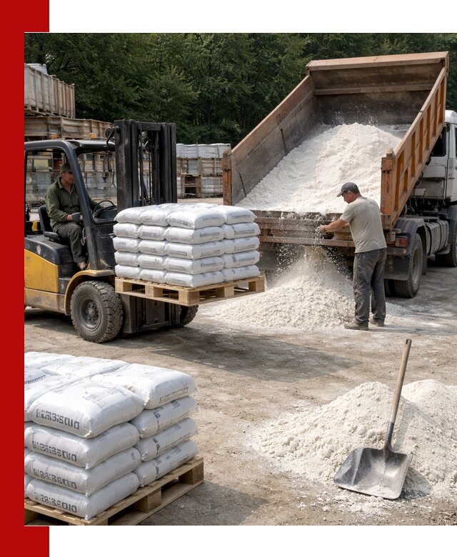 Доставка строительной извести оптом и в розницу в Щербинке