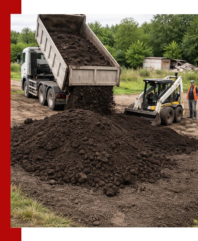 Поставка плодородной земли с доставкой самосвалом в Щербинке