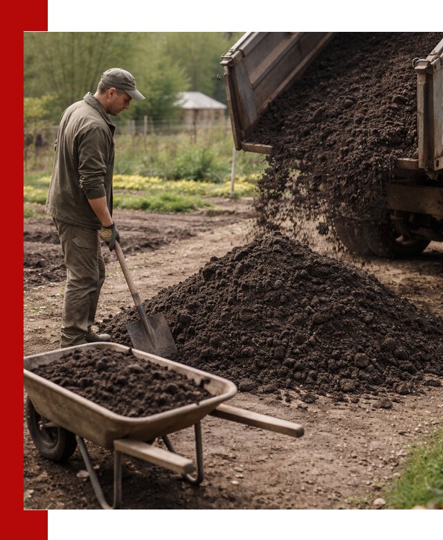 Доставка качественной земли для огорода в Щербинке