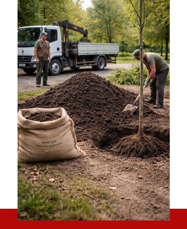 Грунт для посадки деревьев в Щербинке от 1222 р. | ПРОНЕРУДЩрб