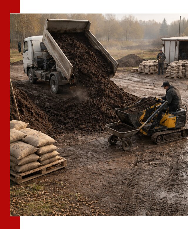 Кислый торф в доставке по выгодным ценам в Щербинке