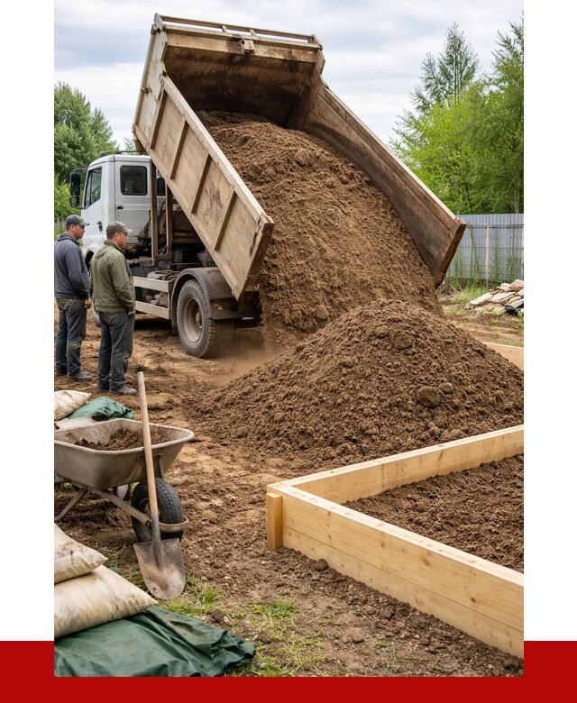 Торфо песчаная смесь в Щербинке с доставкой от 1884 р. | ПРОНЕРУДЩрб