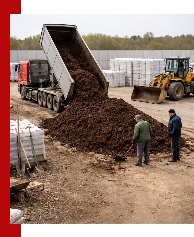 Доставка торфяных смесей оптом и в розницу в Щербинке