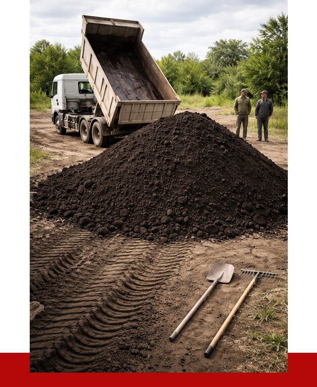 Купить чернозем навалом в Щербинке от 1222 р. за куб | ПРОНЕРУДЩрб