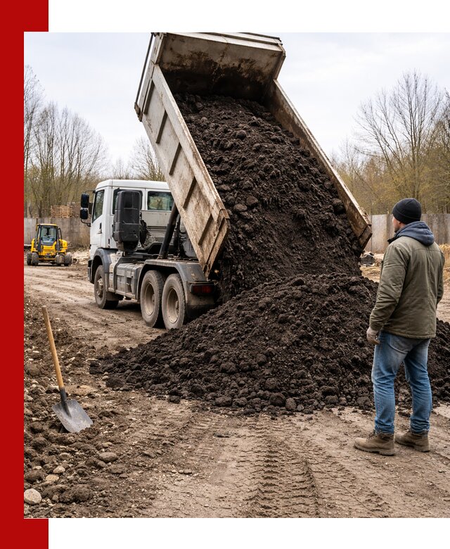 Доставка чернозема навалом в Щербинке быстро и выгодно