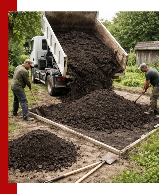 Купить чистый чернозем для огорода с доставкой в Щербинке